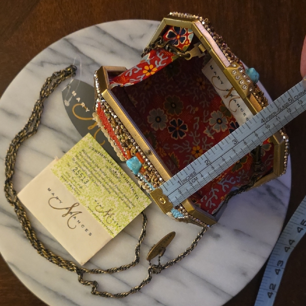 Mary Frances Multicolor Beaded Clutch - Picture 5 of 16